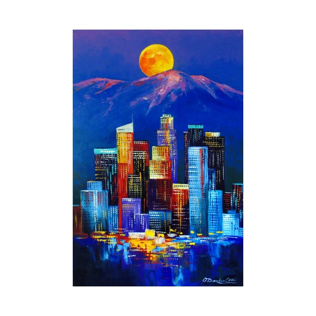 Night Los Angeles by OLHADARCHUKART