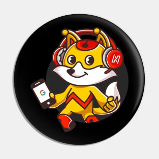 Nytelock SEO Mascot - Motivational Pin