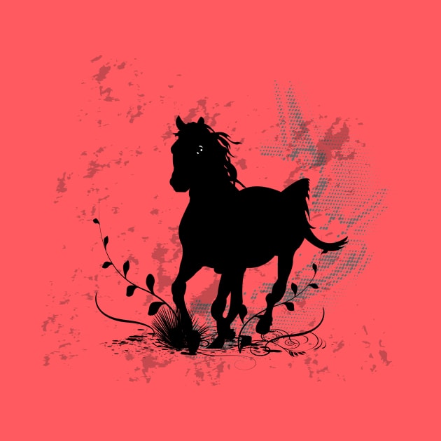 Beautiful black horse silhouette by Nicky2342