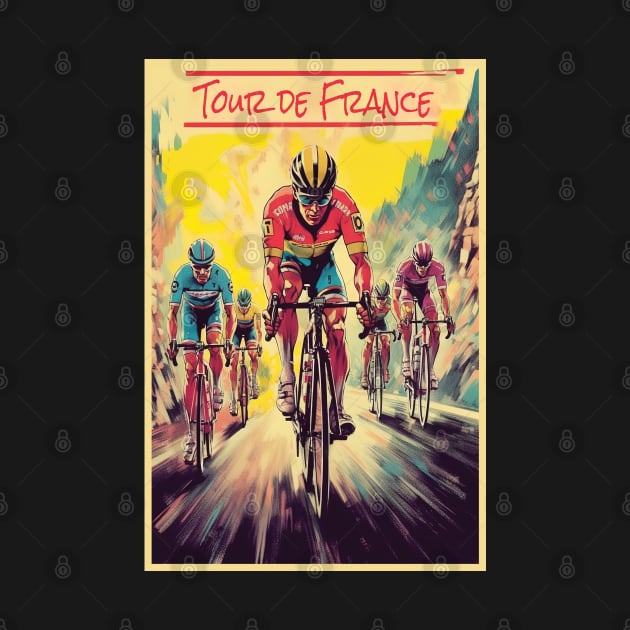 Tour de France, Poster by BokeeLee