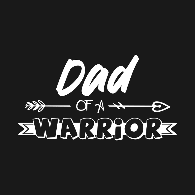 Dad of a Little Warrior shirt, Little warrior shirt, Cancer Survivor shirt, Dad t-shirt, Dad of a Strong Kid shirt, Cancer Awareness by GShow