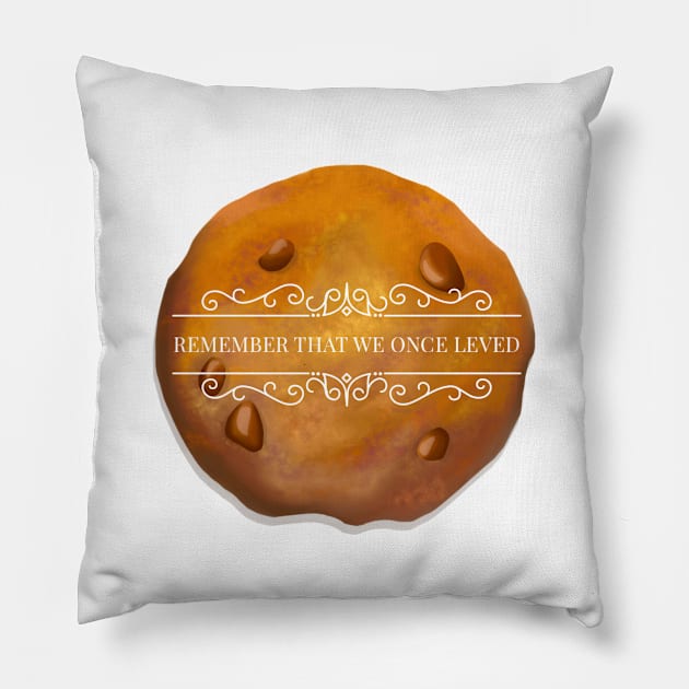 Coffee biscuits Pillow by mooglemarket