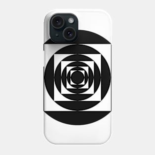 Circles and squares Phone Case