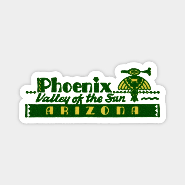 1940s Phoenix Arizona, Valley of the Sun Magnet by historicimage