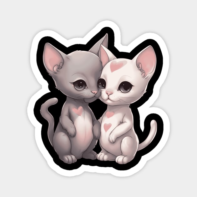 Egyptian Hairless Cat Magnet by animegirlnft