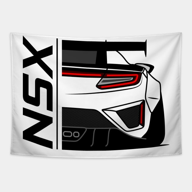 Widebody NSX Rear JDM Tapestry by GoldenTuners