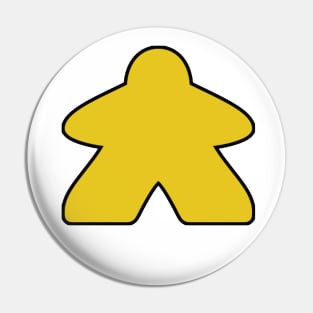 Yellow Meeple Pin