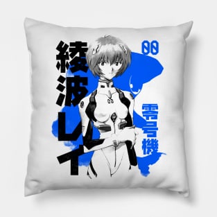 EVA Pilot 00 (black b) Pillow