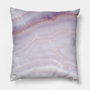 Pastel Pink Quartz Marble Boho Elegant Pillow