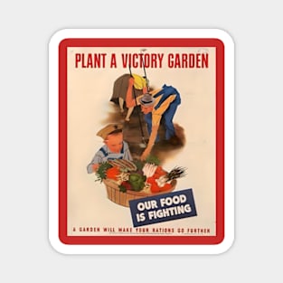 Plant a Victory Garden - World War II Magnet