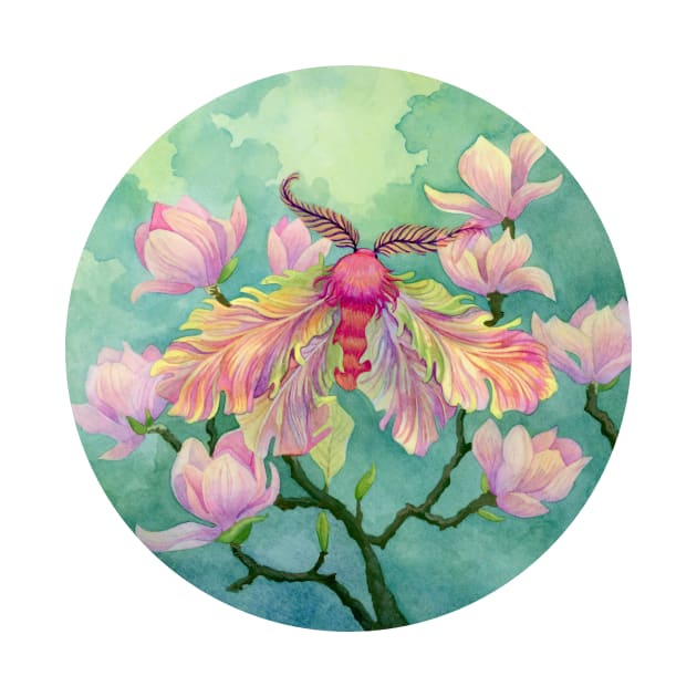 "Emergence" - Floral Moth by AshleyWittling