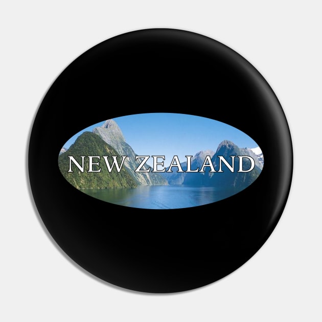 New Zealand Pin by ACGraphics