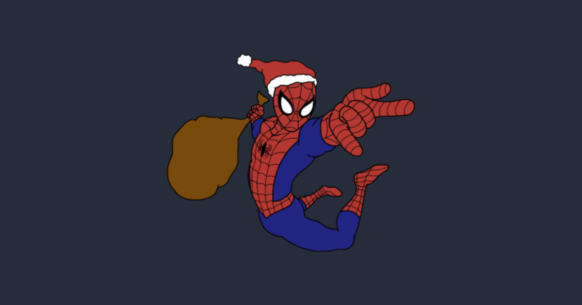 spiderman santa shirt