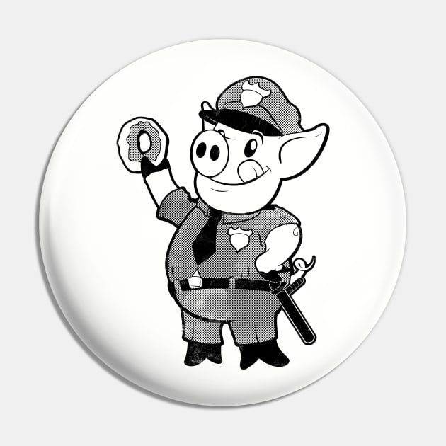 Police Pig Pin by Howchie