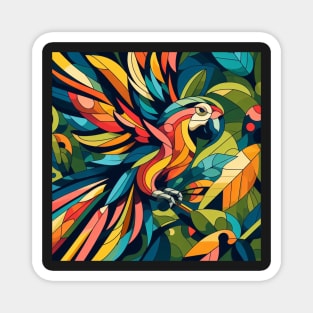 Parrot Party Magnet