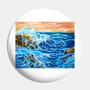 Deep Blue Sea Pin