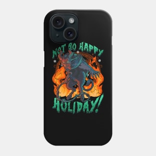 Krampus Christmas Not So Happy Holiday Horror Phone Case