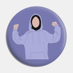 Strong Muslim Woman Pin