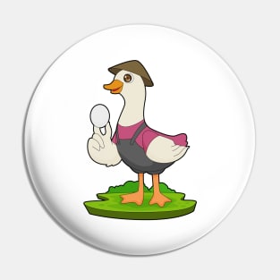 Duck Farmer Egg Pin