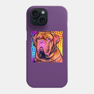 Dogue de Bordeaux pop art Phone Case