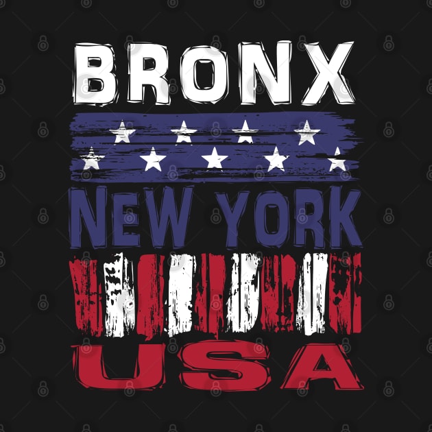 Bronx New York USA T-Shirt by Nerd_art