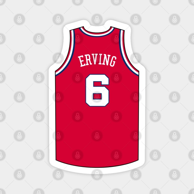 Julius Erving Philadelphia Jersey Qiangy Magnet by qiangdade