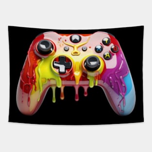 Dripping Melting XBOX Controller Tapestry