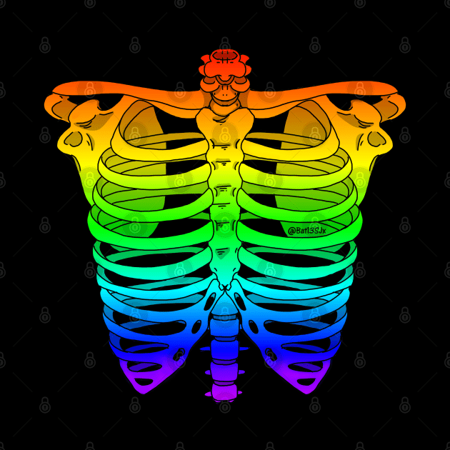 Rainbow Ribcage by Bat13SJx