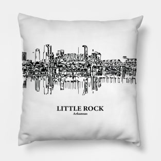 Little Rock - Arkansas Pillow