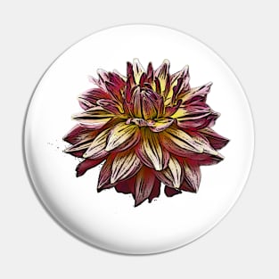 American Dahlia Pin