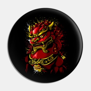 Chinese Blood Dragon Pin