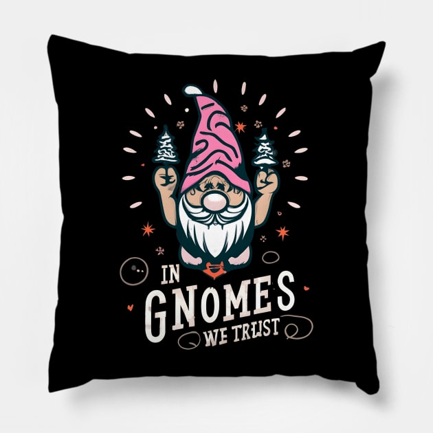 Gnomes Pillow by NomiCrafts