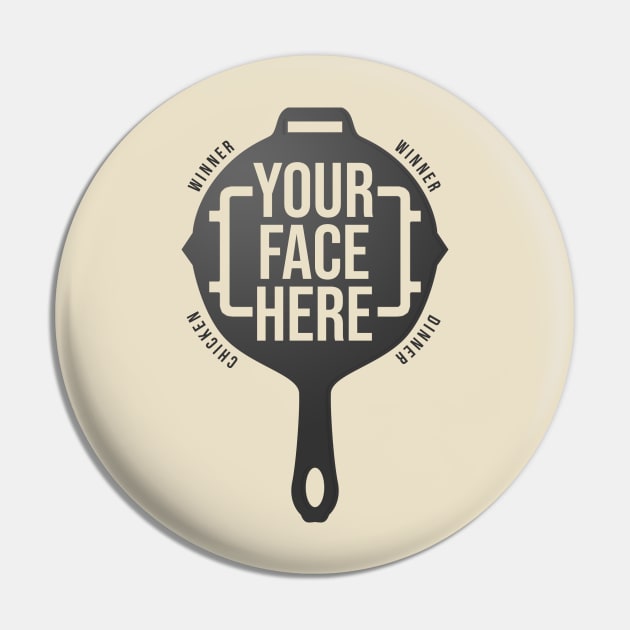 Your Face Here Pin by emodist