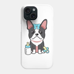 Cute french bulldog is a baby Phone Case