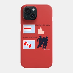 Canada and Belarus Phone Case