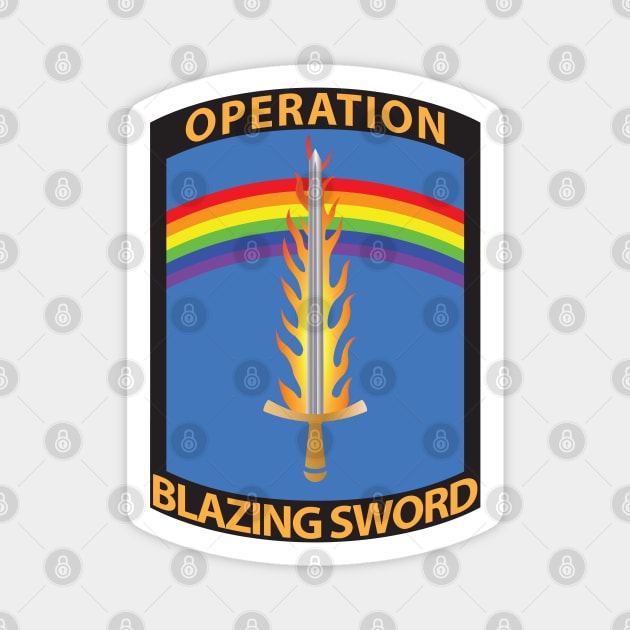 Operation Blazing Sword Magnet by Operation Blazing Sword