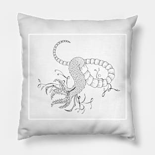 Chima-nagishi worm. Pillow