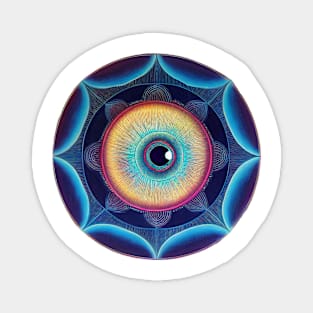 Sacred Geometry Eye Magnet