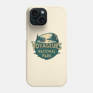 Voyageurs National Park Old Illustration Phone Case