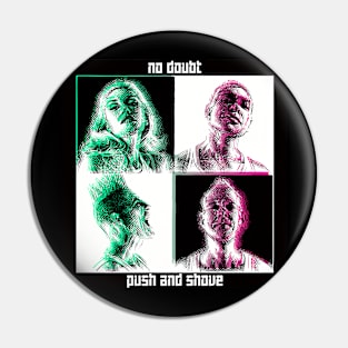 No Doubt Music Graphic 03 Pin