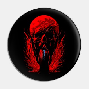 Red dead moon Pin