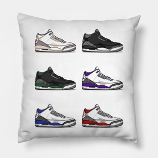 AJ 3 Retro Sneaker Pillow