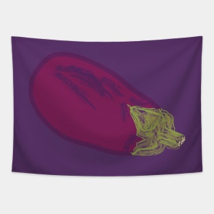 big eggplant / aubergine Tapestry