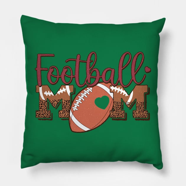 Football Mom Pillow by Erin Decker Creative