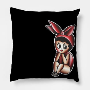 Cute Kewpie Tattoo Design Pillow