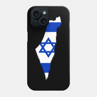 Israel map design Phone Case