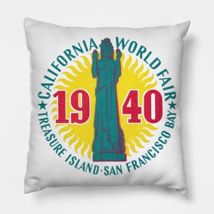 1940 California World Fair Pillow