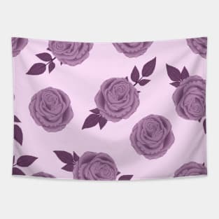 Roses - Lavender Seamless Pattern Tapestry