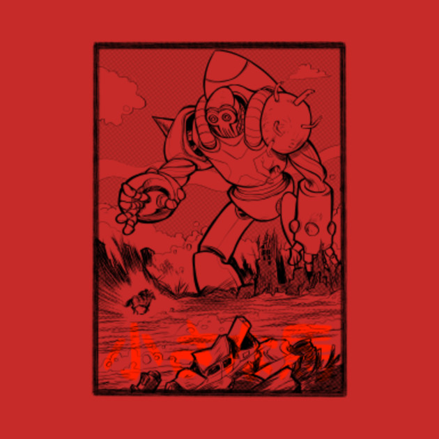 Discover Tiny Horse - Giant Robot - T-Shirt