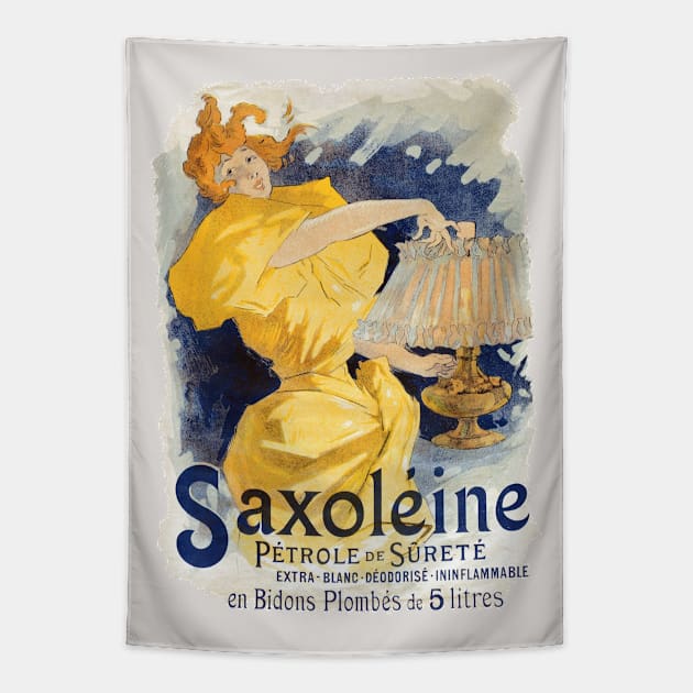 Poster for Saxoleine, safety lamp oil Tapestry by UndiscoveredWonders